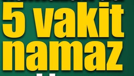 Ramazan ayı boyunca beş vakit namaz kılıyorum